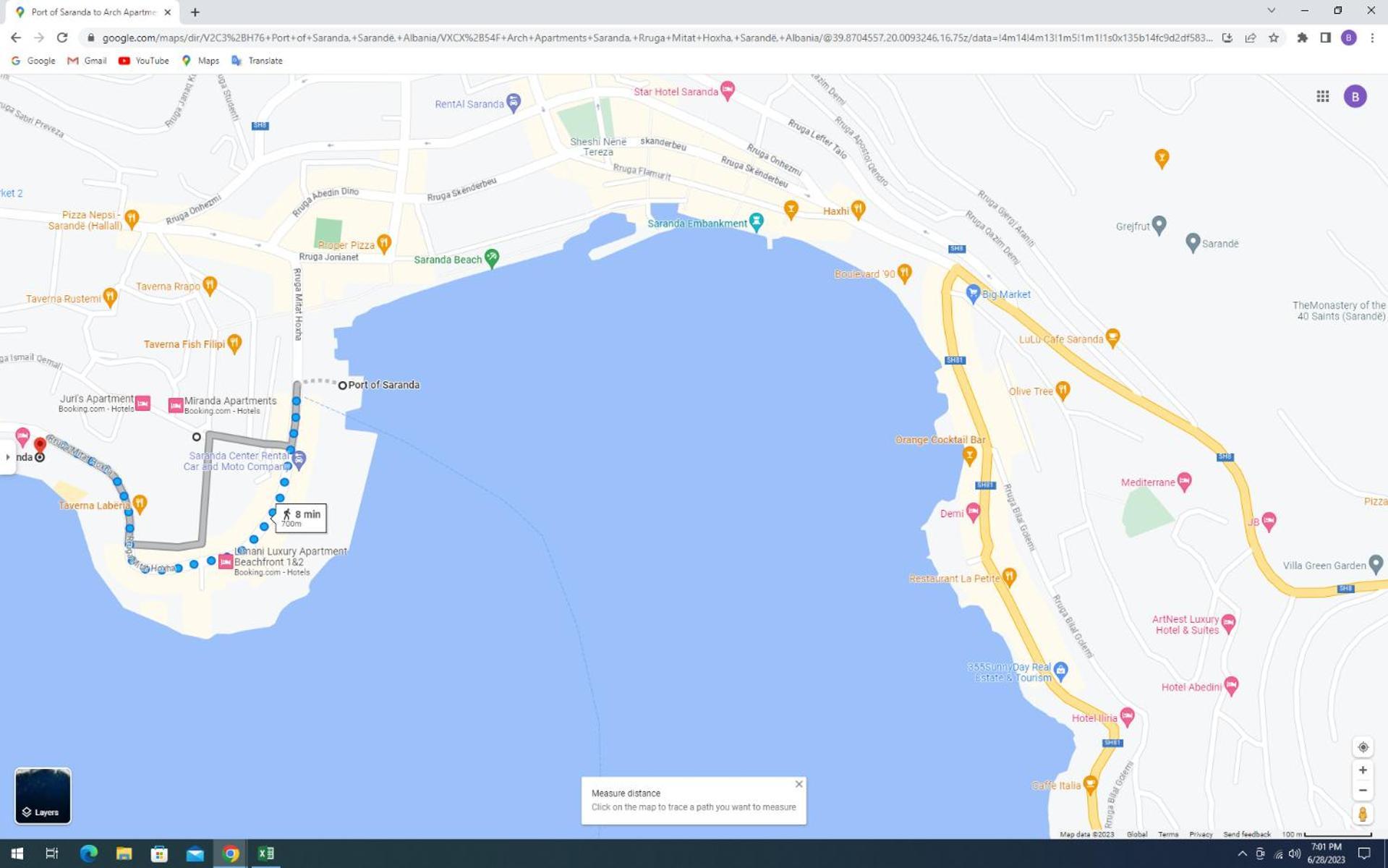 Duka Apts Sarandë Eksteriør bilde